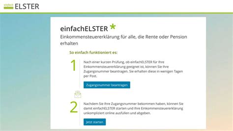 elster login benutzerkonto